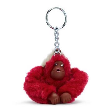 Kipling Mom And Baby Sven Monkey Keychain Accessoires Rood | BE 1951VR